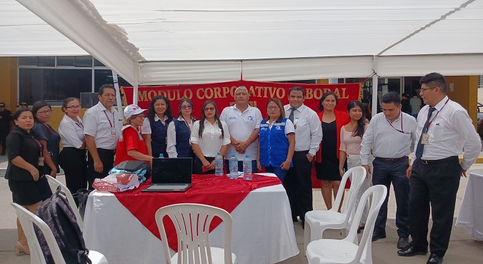 ZTPES participo en la Campaña de Acercamiento de la Justicia en Materia Laboral y el Adulto Mayor en la Provincia de Sullana