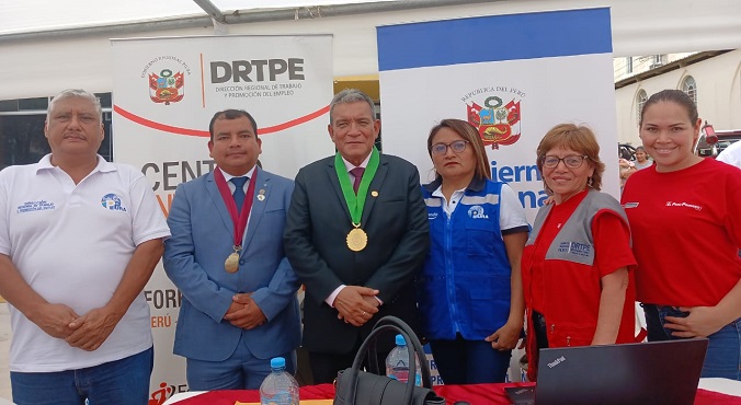 ZTPES participo en la Campaña de Acercamiento de la Justicia en Materia Laboral y el Adulto Mayor en la Provincia de Sullana