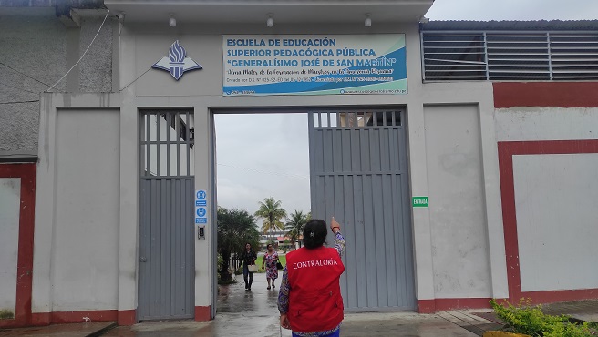 La Contraloría General detectó doble percepción de ingresos y pagos irregulares en la Escuela de Educación Superior Pedagógica Pública “Generalísimo José de San Martín”, de la ciudad de Moyobamba, desde el año 2021 al 2023, lo que ocasionó un perjuicio económico de S/ 128 630 contra el Estado. La mencionada institución depende de la Dirección Regional de Educación (DRE) San Martín.