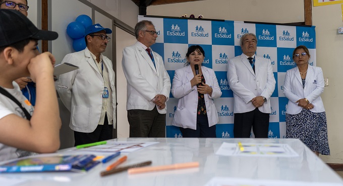Presidenta de EsSalud inauguró talleres de verano para empoderamiento de niños, niñas y adolescentes