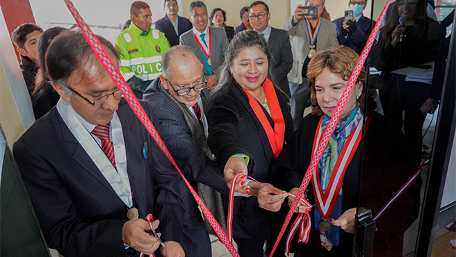 Juzgado Civil y de Familia de Quispicanchi contarán con el Expediente Judicial Electrónico y la Mesa de Partes Electrónica