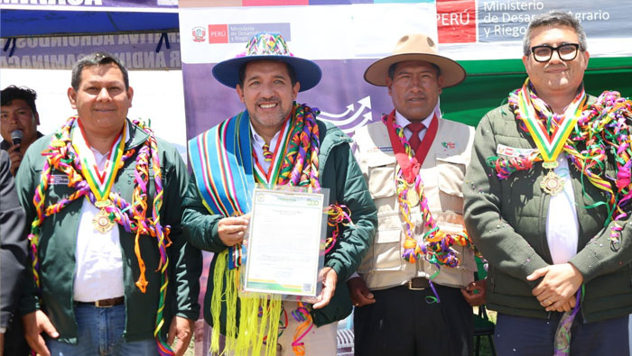  Las familias agropecuarias también recibirán asistencia técnica por tres años.