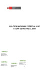 Vista preliminar de documento Política Nacional Forestal y de Fauna Silvestre al 2030