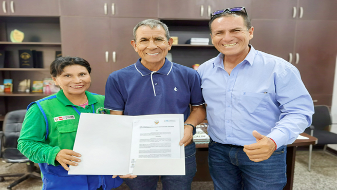 La Gerencia Regional del Ambiente hace un reconocimiento a la Municipalidad de Guadalupe