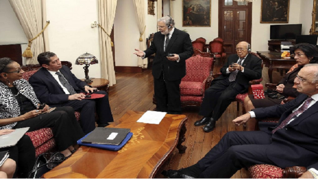 El Pleno del TC recibió la visita protocolar de la presidenta de la Comisión Interamericana de Derechos Humanos