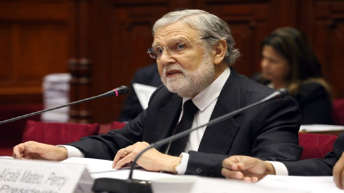Presidente del TC Ernesto Blume sustentó presupuesto ante Comisión de Presupuesto del Congreso