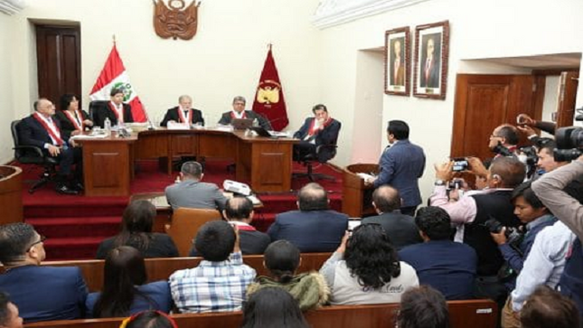 Audiencia en Arequipa, agosto 2018