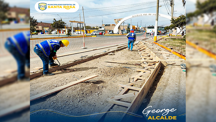 Hemos dado inicio a la construcción de un paradero vehicular en la Av. Alejandro Bertello,