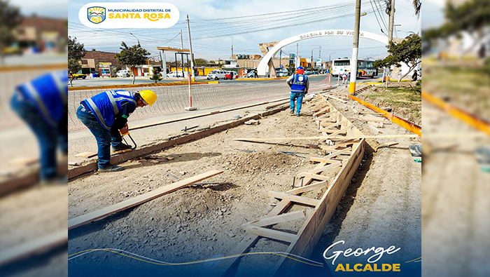 Hemos dado inicio a la construcción de un paradero vehicular en la Av. Alejandro Bertello, 