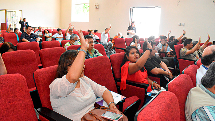 Participantes durante el evento 