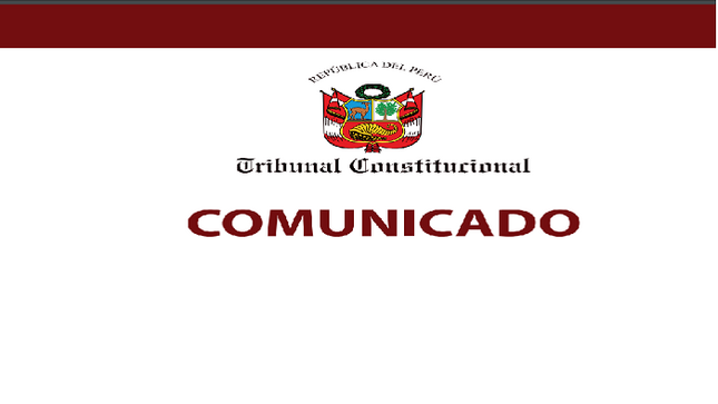 Comunicado, 15 de diciembre de 2020