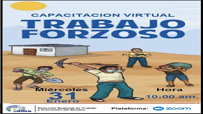 ZTPEP realizara Capacitación Virtual sobre Trabajo Forzoso