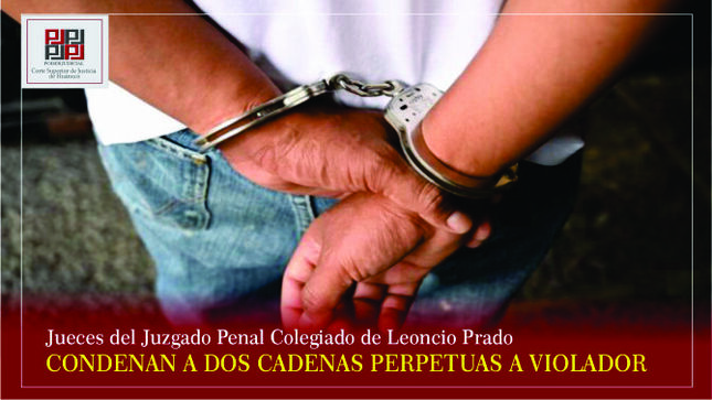 NOTA DE PRENSA Nº392 - CADENA PERPETUA