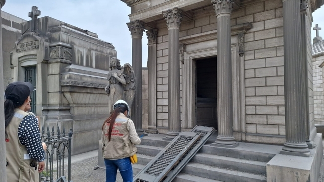 Especialistas del Ministerio de Cultura inspeccionaron profanación de mausoleos y tumbas del Cementerio Presbítero Maestro 