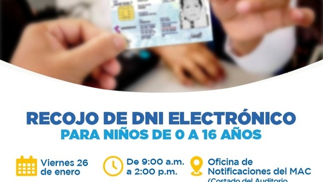 Descubre la comodidad de la nueva campaña de recojo de DNI electrónico. Simplifica tu trámite y accede a tus documentos de manera ágil y segura.