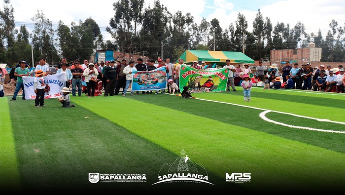 Campo deportivo en Miluchaca es una realidad