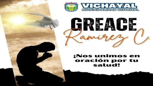 Cadena de oración por la pronta recuperación de nuestra apreciada amiga y regidora, Greace Ramirez Céspedes