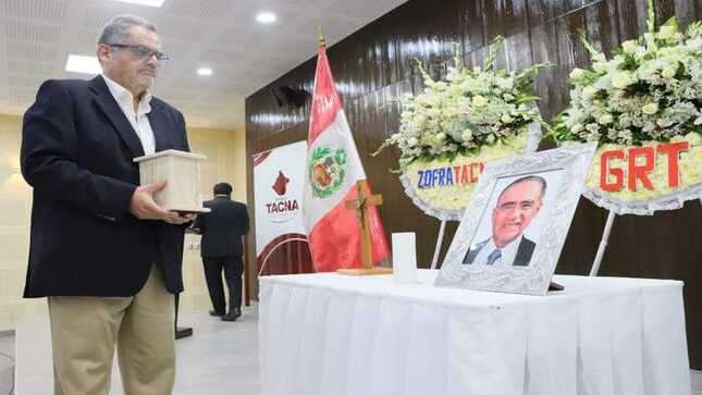 GRT rinde homenaje póstumo a ex presidente regional de Tacna