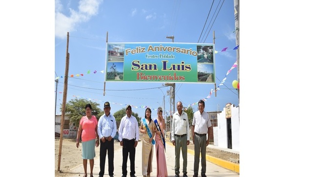Celebración del 87° Aniversario del Centro Poblado San Luis en Vichayal