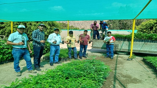 PEJEZA realiza donación de plantones a Municipalidad Distrital del Asunción