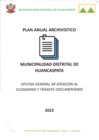 Vista preliminar de documento PLAN DE TRABAJO ARCHIVISTICO 2023
