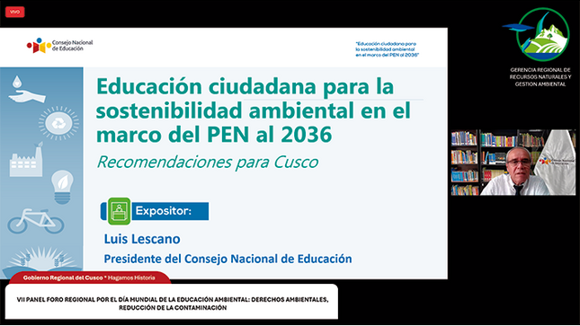  Cusco: Consejo Nacional de Educación impulsa la sostenibilidad ambiental en VII Foro Regional por el Día de la Educación Ambiental