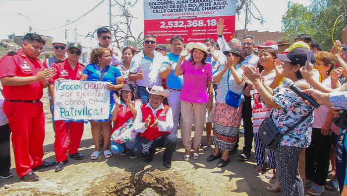 Se inició la construcción de pistas y veredas, con una inversión de más de S/ 2.6 millones, en Pativilca