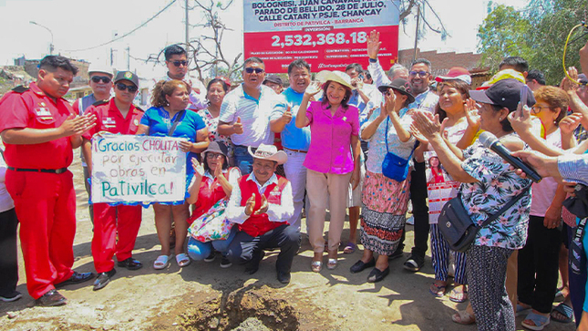 Se inició la construcción de pistas y veredas, con una inversión de más de S/ 2.6 millones, en Pativilca