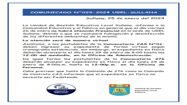 Comunicad N°29-2024