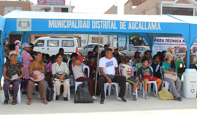 Inauguración de la Primera Feria Interactiva Ambiental en Aucallama.