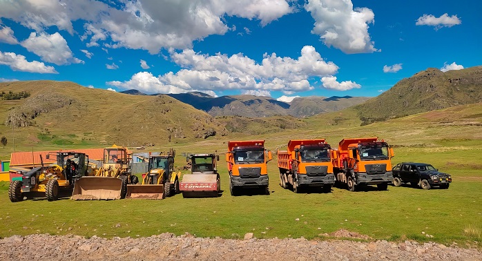 Gobierno Regional de Apurímac concluye mantenimiento de vía Antabamba y Rumichaca