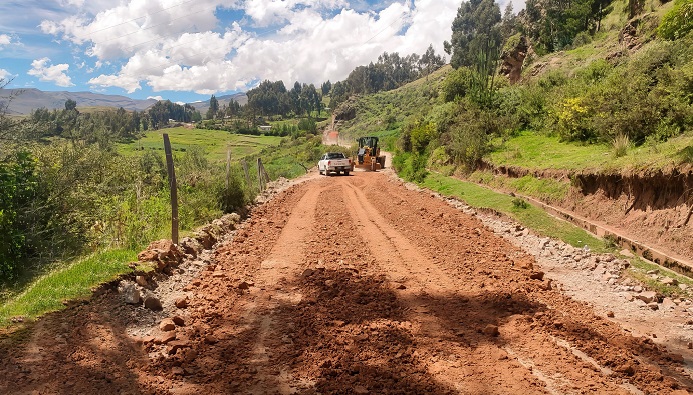 Gobierno Regional de Apurímac concluye mantenimiento de vía Antabamba y Rumichaca