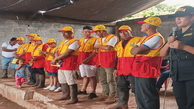 MDP Y PNP ORGANIZAN JUNTA VECINAL EN COMUNIDAD NATIVA BAJO INKARIADO