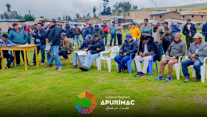 Funcionarios del gobierno regional y equipo técnico del mega proyecto Parcco Chinquillay y Peruanita presentaron informe técnico financiero