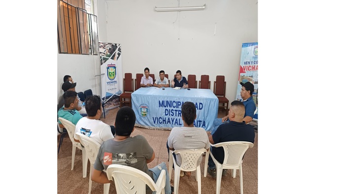 Juramentación de la Junta Directiva de la Asociación "Unidos por el Cambio de Nuestro Distrito de Vichayal"