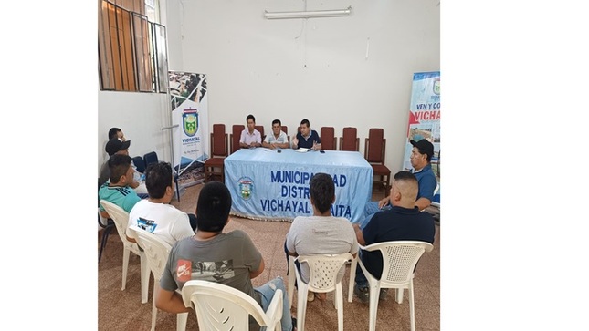 Juramentación de la Junta Directiva de la Asociación "Unidos por el Cambio de Nuestro Distrito de Vichayal"