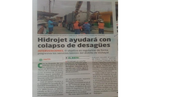 Intervención de Hidrojet