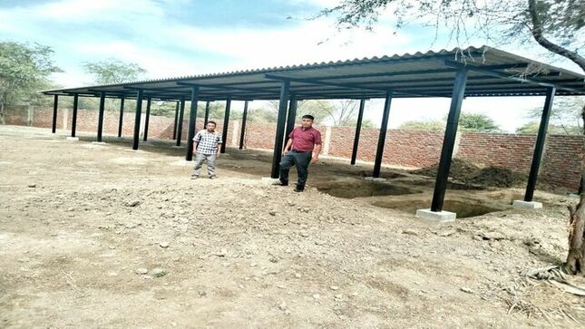 Construcción de techo para compostera y vivero municipal