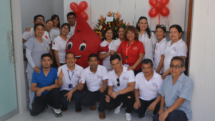 Inauguramos moderno ambiente de atención de solicitudes de pruebas cruzadas, almacenamiento y despacho de unidades de sangre