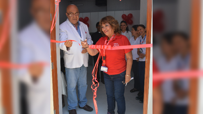 Inauguramos moderno ambiente de atención de solicitudes de pruebas cruzadas, almacenamiento y despacho de unidades de sangre