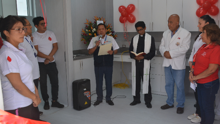 Inauguramos moderno ambiente de atención de solicitudes de pruebas cruzadas, almacenamiento y despacho de unidades de sangre