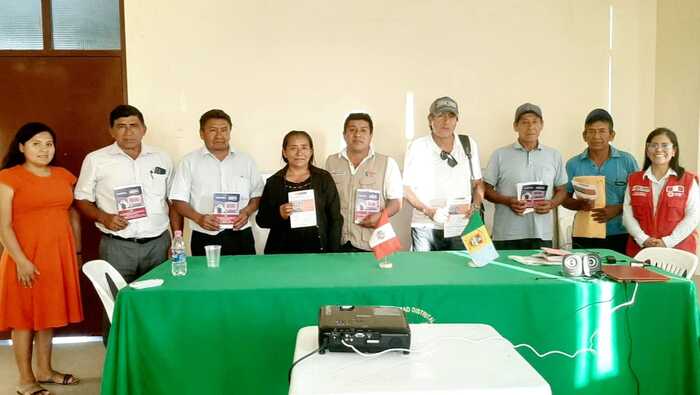 charla y orientación a autoridades locales del distrito y sus anexos.
