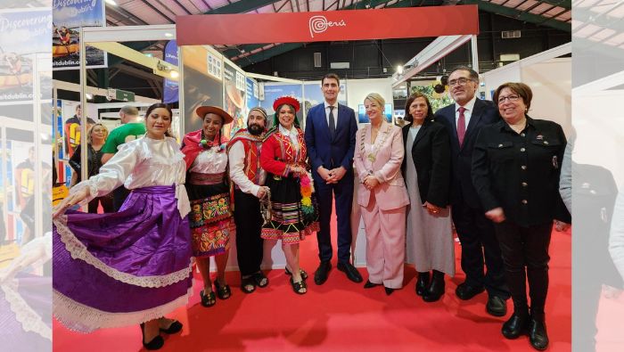 El Perú muestra su riqueza cultural y turística en la inauguración del “Holiday World Show 2024” de Dublín