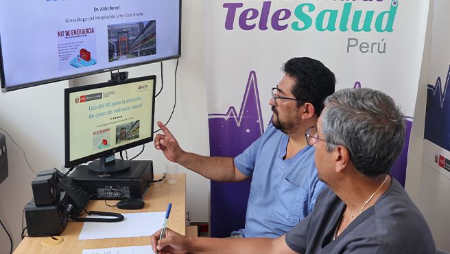 Atención de emergencia: Minsa y Hospital de Lima Este-Vitarte desarrollan telecapacitación sobre kit de violencia sexual