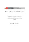 Vista preliminar de documento Guía de Usuario: Tramite en Línea de Procedimientos Administrativos TUPA