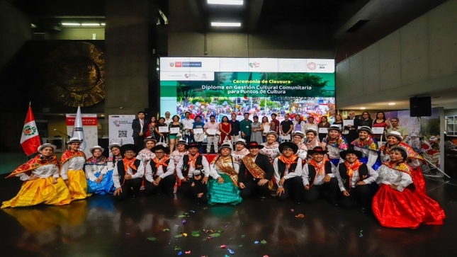 Ministerio de Cultura clausuró el “Primer Diploma en Gestión Cultural Comunitaria”
