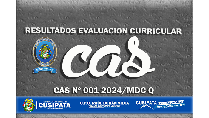 CAS N°001-2024/MDC-Q