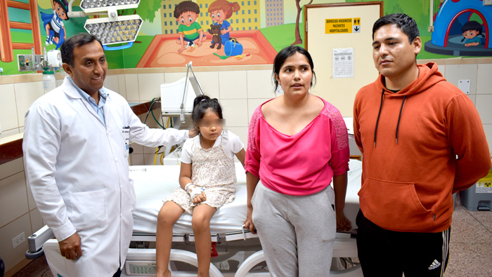INSN: Exitosa intervención endovascular salvó la vida de una niña de 7 años con una enfermedad rara en la médula