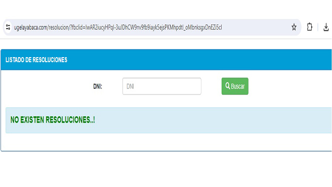 Consulta tu Resolución