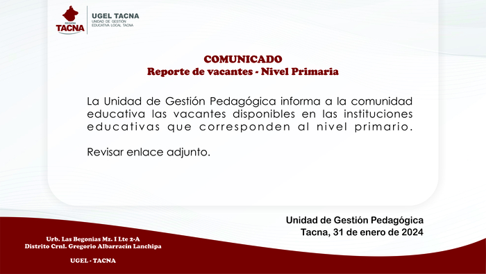 Archivo JPG de comunicado